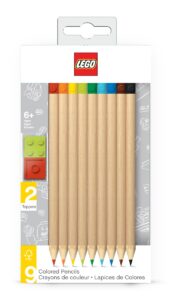 LEGO 5005148 9-Pack Colored Pencil with Toppers Pack