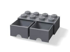 LEGO 5006329 8-Stud Brick Drawer – Dark Gray
