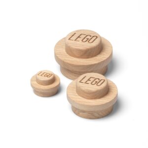 LEGO 5007114 Wooden Wall Hanger Set – Light Oak