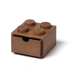 lego 5007115 wooden desk drawer 4 dark oak