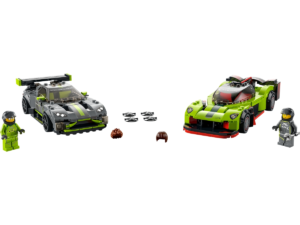 LEGO Aston Martin Valkyrie AMR Pro and Aston Martin Vantage GT3 76910