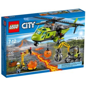 lego 60123 volcano supply helicopter