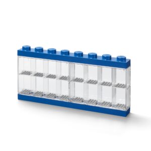 LEGO Minifigure Display Case 16 (8 knob) Blue 5006155