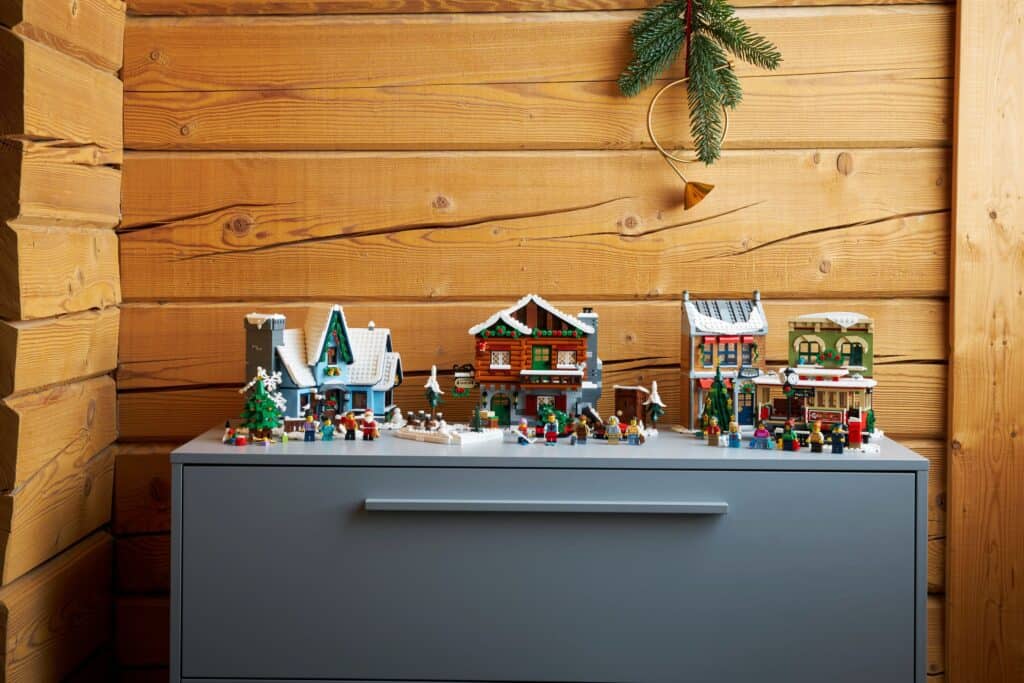 LEGO Icons Alpine Lodge 10325 Winter Village addition